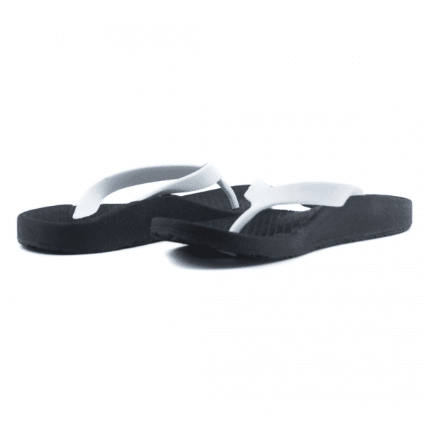 Balance Flip Flops - Black/White | My FootDr Singapore