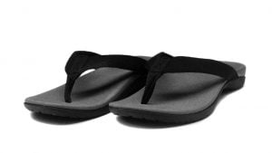 Orthotic Flip Flops UniSex - Grey/Black