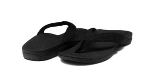 Orthotic Flip Flops Unisex - Black