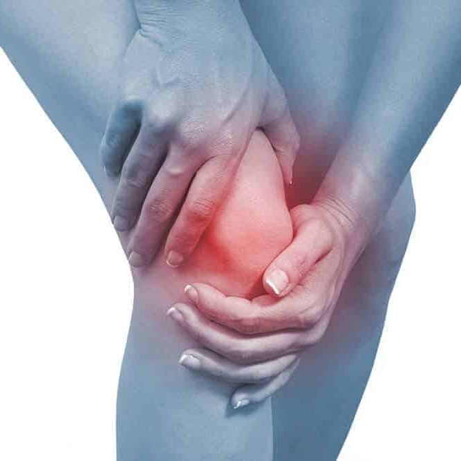 Anterior Knee Pain marked in red flash