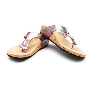Cork Pink Strap Sandals