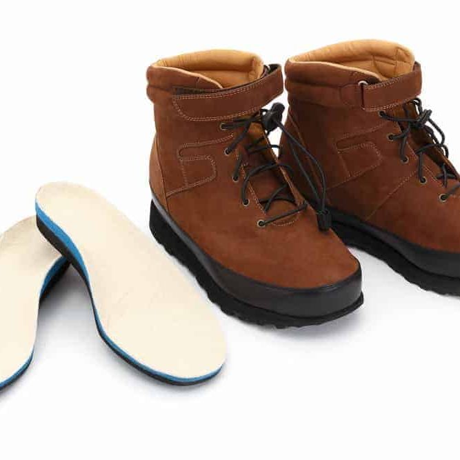 Brown Suede Boots With Orthotics customised insole